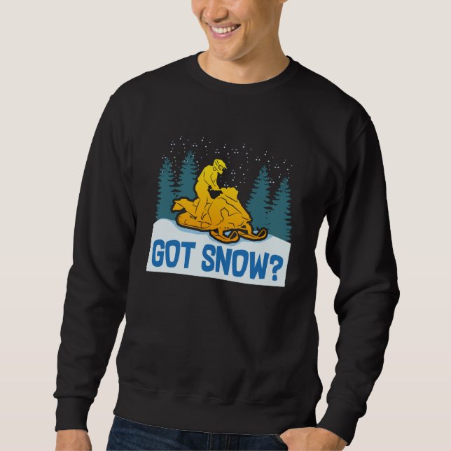 Moletom Snowmobiling - Engraçado neveweather condition (Frente)