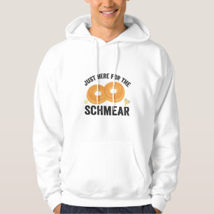 Moletom Só Aqui Para O Pão De Chanucá Engraçado De Schmear