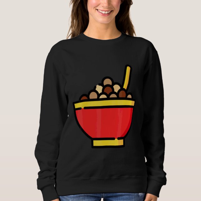 Moletom Só Gosto Muito de Cereal de Café da Manhã OK Cerea (Frente)
