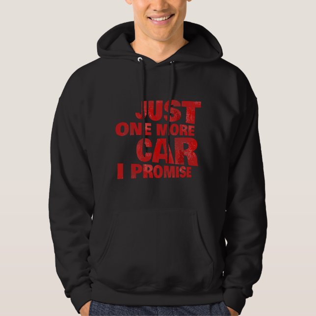 Moletom só mais um carro eu prometo (Frente)