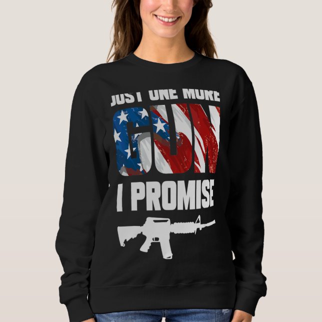 Moletom Só Mais Uma Arma Que Prometo 5 (Frente)