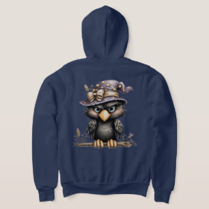 Moletom Só por aqui, Corvo misterioso e travesso.