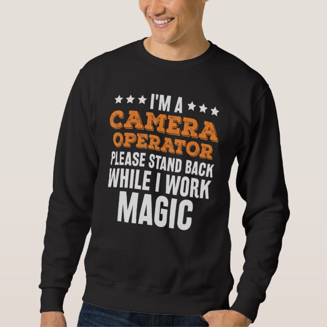 Moletom Só Preciso De Café E Câmera. (Frente)