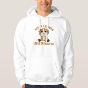 Moletom Só um rapaz que a Guiné Pig ama um animal doce
