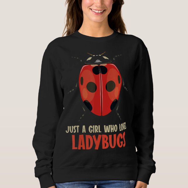 Moletom Só uma garota que ama Damybugs Ladybug (Frente)