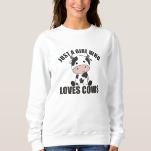 Moletom Só Uma Garota Que Ama Fazenda De Vaca