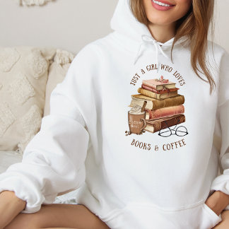 Moletom Só uma garota que ama livros e café