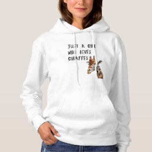 Moletom Só Uma Menina Que Ama Girafas Bestiçadas