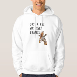 Moletom Só Uma Menina Que Ama Girafas Bestiçadas