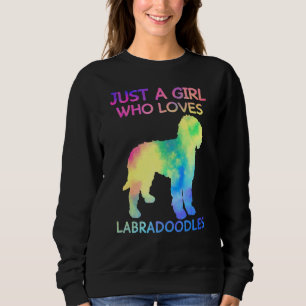 Moletom Só Uma Menina Que Ama O Cachorro Labradoodles