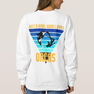 Moletom Só Uma Menina Que Ama O Orcas