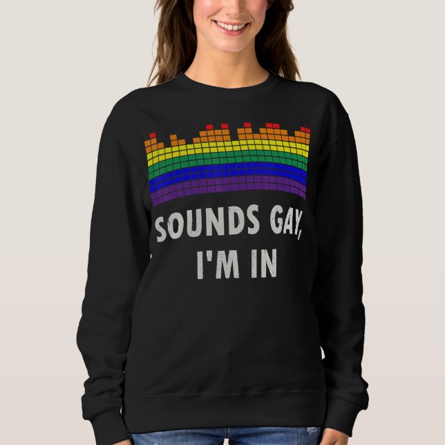 Moletom Soa Gay, estou com o Arco-íris para Orgulho 2 (Frente)