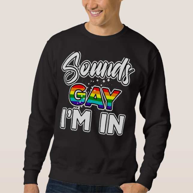Moletom Soa Gay, estou no Orgulho Arco-Íris 1 (Frente)