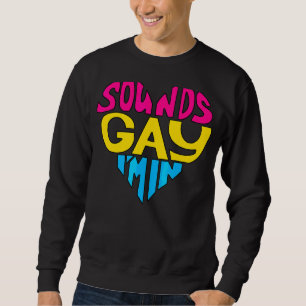 Moletom Soa Gay, estou no Orgulho gay Lgbt do Coração Pans