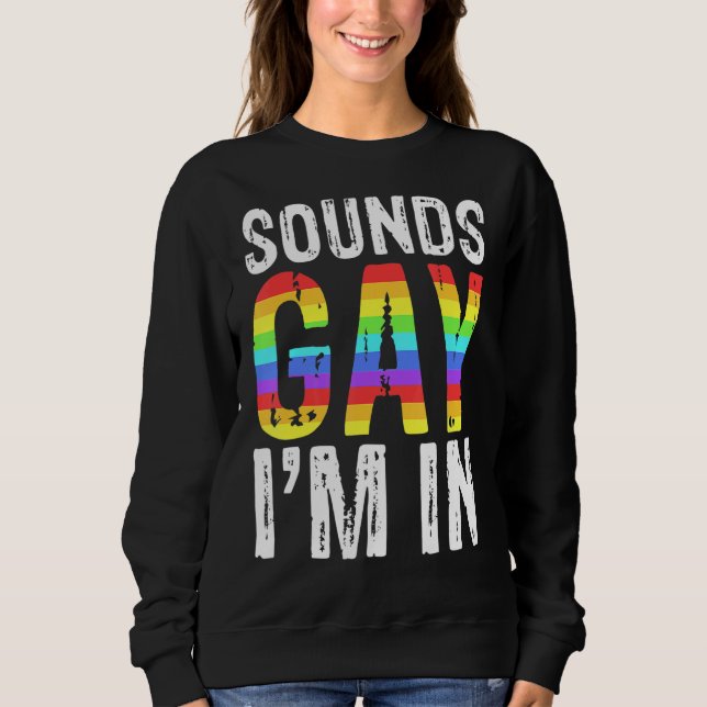 Moletom Soa Gay, estou no Orgulho Lgbt (Frente)