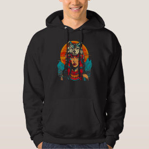 Moletom Soberania Tribal Indígena Cabeça de Loba Feminina