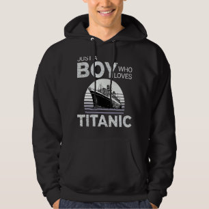 Moletom Sobre a História da nave Titanic Naufrágio O Menin