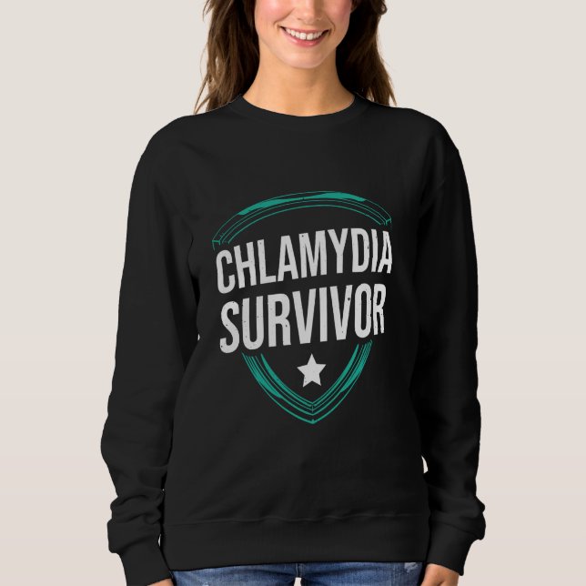 Moletom Sobrevivência Chlamydia 1 (Frente)