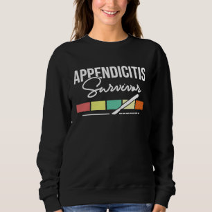 Moletom Sobrevivente de apendicite  Apendicectomia Apêndic