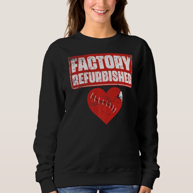 Moletom Sobreviventes de Cirurgia Cardíaca Aberta, Rejeita (Frente)