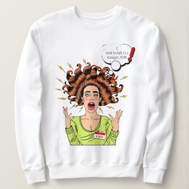 Moletom Sobrevivi a 2020 - Karen Sweatshirt (Frente do Design)
