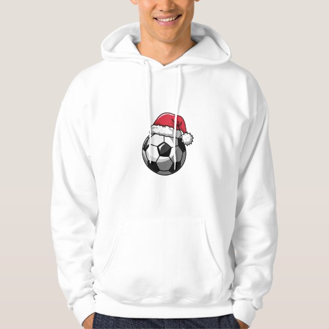 Moletom Soccer Ball with Santa Hat (Frente)