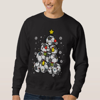Moletom Soccer Christmas Tree Xmas Player Boys Girls Men W