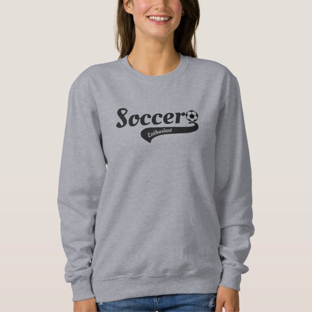 Moletom Soccer Enthusiast Players, Fans, Coaches, Gift  (Frente)