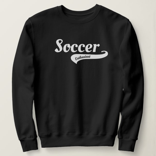 Moletom Soccer Enthusiast Players, Fans, Coaches, Gift  (Frente do Design)