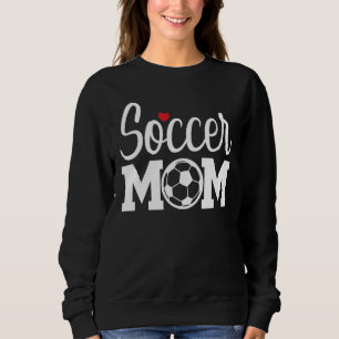 Moletom Soccer Mãe Bonita Dia do Jogo de Futebol da Mãe An