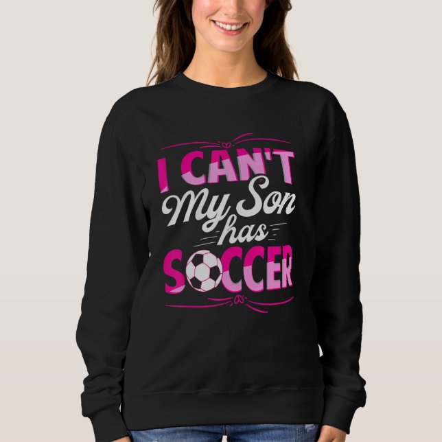 Moletom Soccer Mãe Pais de futebol Mães de futebol Mãe (Frente)