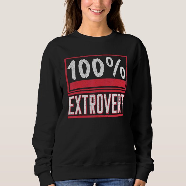 Moletom Social Extroverted Personality Extrovert 3 (Frente)