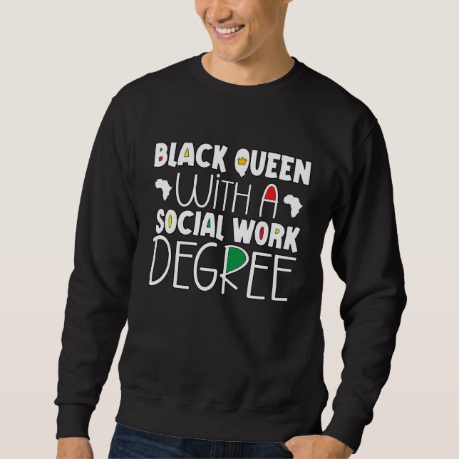 Moletom Social Working Degree Black History Month Social W (Frente)