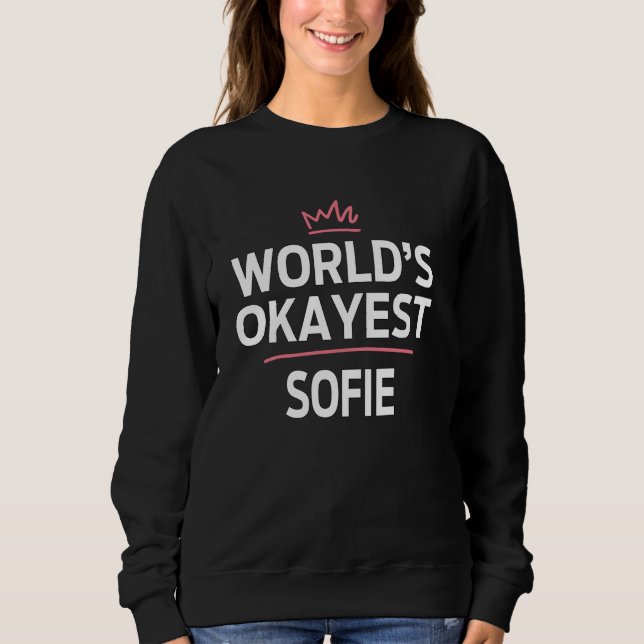 Moletom Sofie sofie sofie sofie personalizado sofisticado  (Frente)