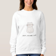 Soft Plump Cute Cat Sweatshirt For Cat Lovers