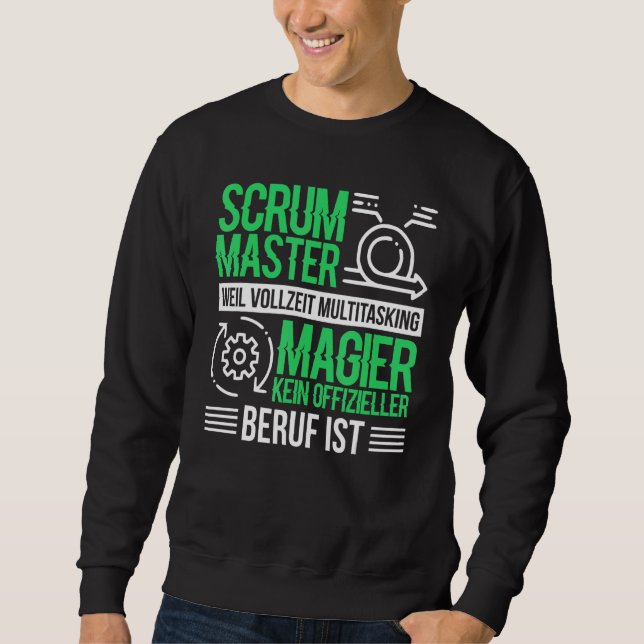 Moletom Software Puppet Chefs Agile Scrum Master (Frente)