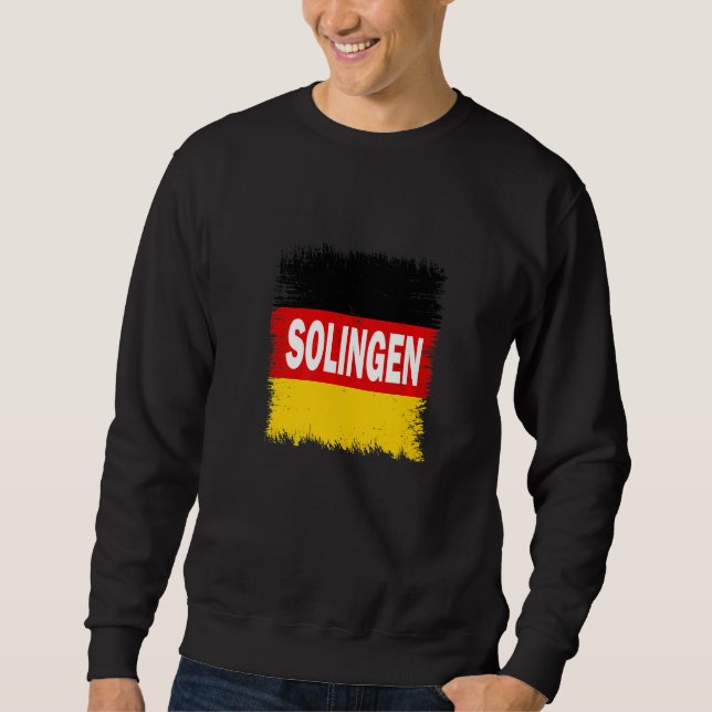 Moletom Solingen Germany with German Flag (Frente)