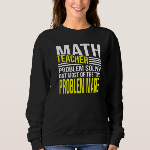 Moletom Solucionador de problemas do professor de matemáti