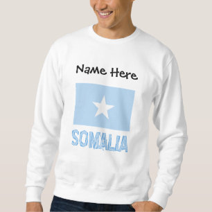Moletom Somália Bandeira Somali Preta Personalização