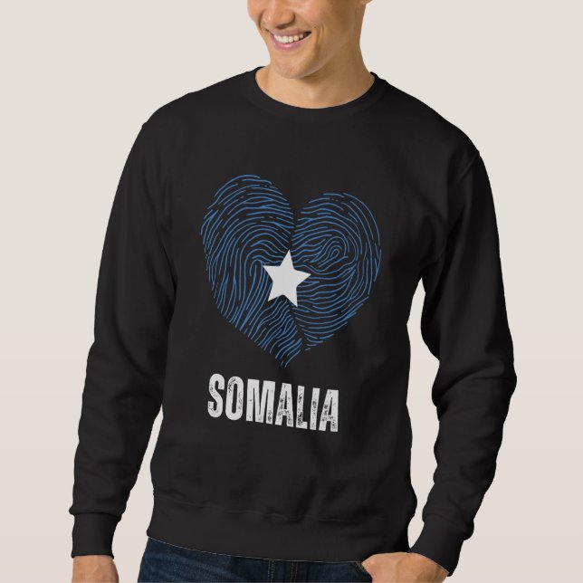 Moletom Somalia Flag Somali Flag Somalia DNA Somalia Heart (Frente)