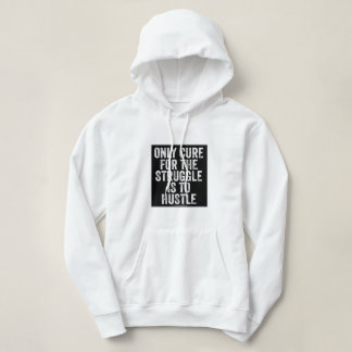 MOLETOM SOMENTE A CURA PARA O ESFORÇO É O HOODIE DA