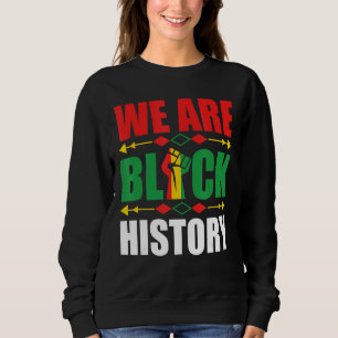 Moletom Somos História Negra Mês Afro-Americano