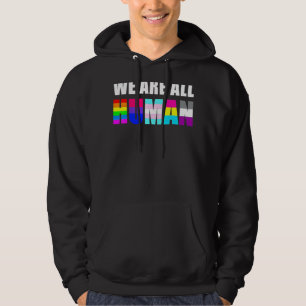 Moletom Somos Todos Orgulho gay Mês De Bandeira Humana