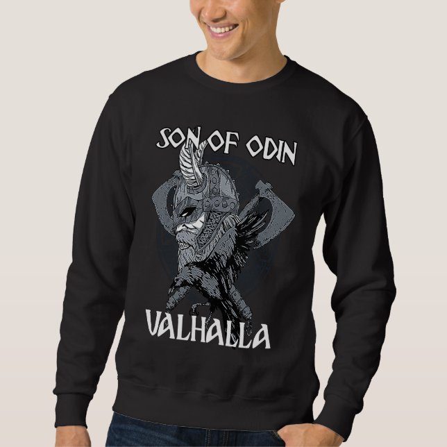 Moletom Son of Odin Valhalla Nordic Odin Mythology Celtic (Frente)