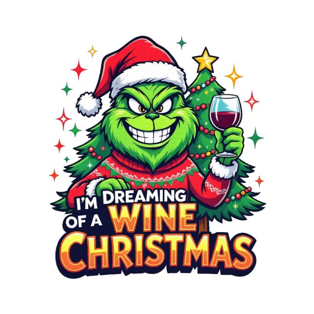 Moletom Sonhando com um Natal Vinho (Criador carregado)