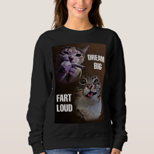 Moletom Sonhe com mulheres que fazem memes de gatos loucos