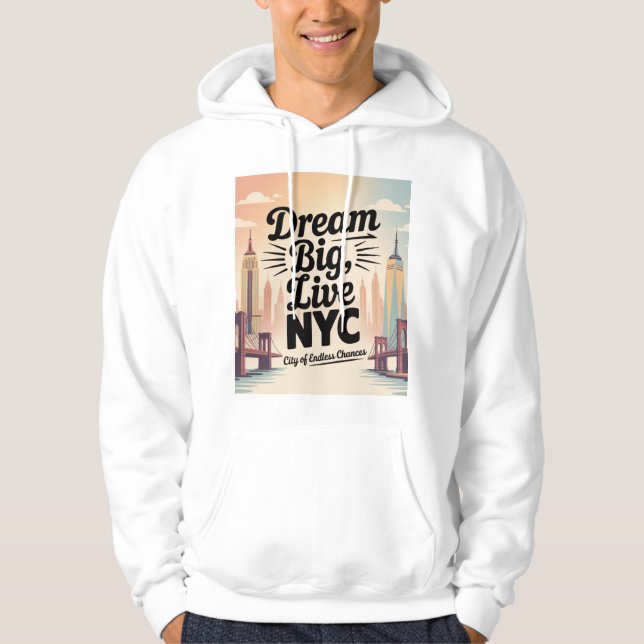 Moletom Sonhe Grande, Viva NYC (Frente)