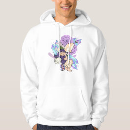 Moletom Sonhos Aconchegantes com Cachorros & Cristais Roxo
