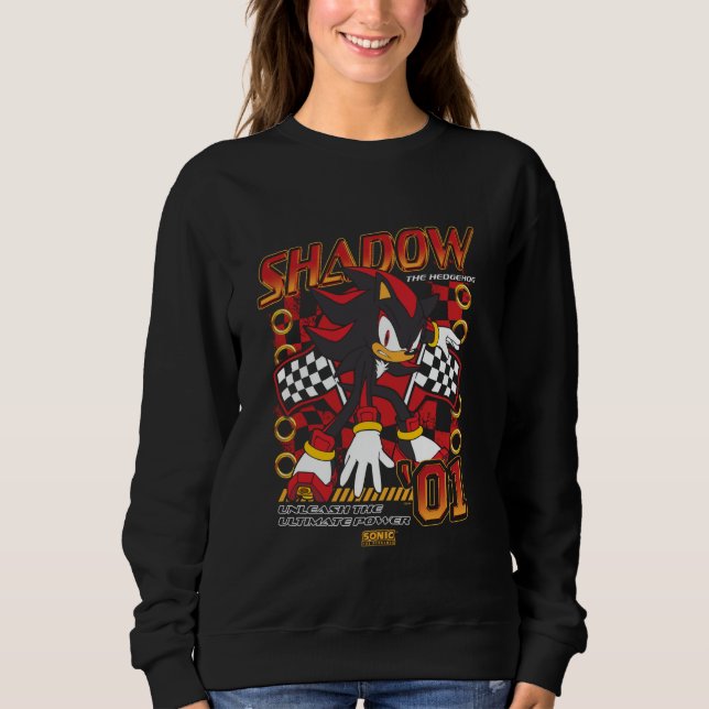 Moletom Sonic O Ouriço Shadow O Ouriço 01 Corrida P (Frente)