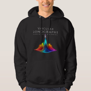 Moletom Sonógrafo Colorido Vascular Ondas De Ultrassons